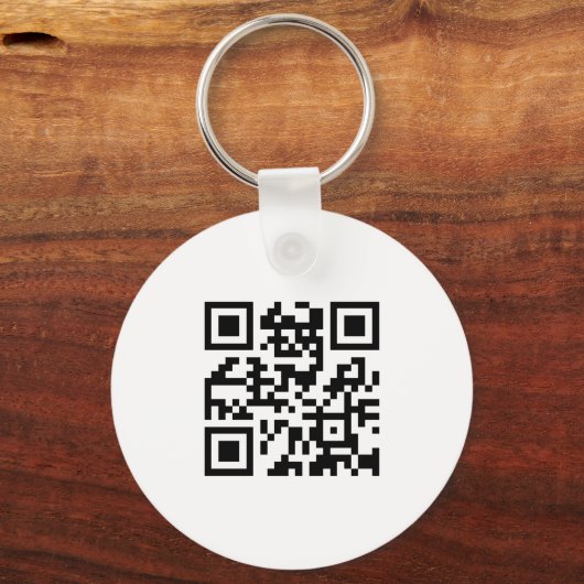 Your Logo QR Code Personalized Custom Business Schlüsselanhänger (Rückseite)