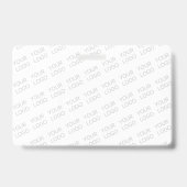 Your Logo Simple Repeating Diagonal Pattern Ausweis (Rückseite)