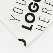 Your Logo Simple Repeating Diagonal Pattern Fleecedecke (Ecke)