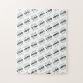 Your Logo Simple Repeating Diagonal Pattern Puzzle (Vertikal)