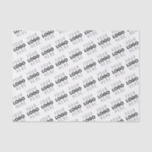 Your Logo Simple Repeating Diagonal Pattern Seidenpapier (Vorderseite)