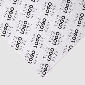 Your Logo Simple Repeating Diagonal Pattern Seidenpapier (Ausschnitt)