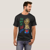 Your Make My Heart Roar  Love Lion T-Shirt (Vorne ganz)