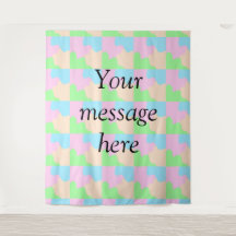Your message here add text name boho colorful rust