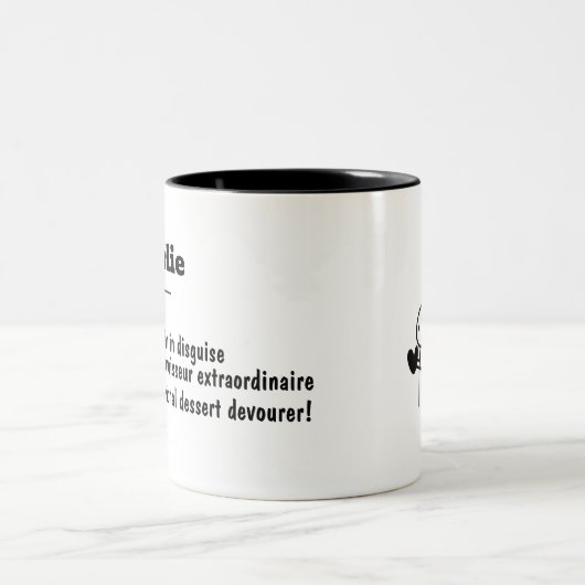 Your Mug, Your Message! Zweifarbige Tasse (Mittel)