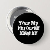 Your My Favourite Mitsake Button (Vorne & Hinten)