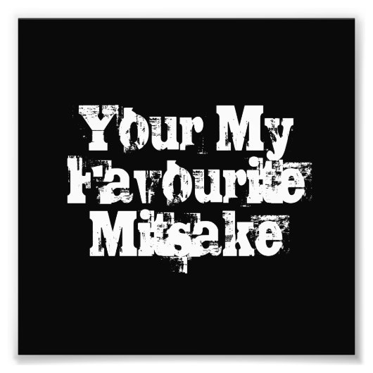 Your My Favourite Mitsake Fotodruck (Vorne)