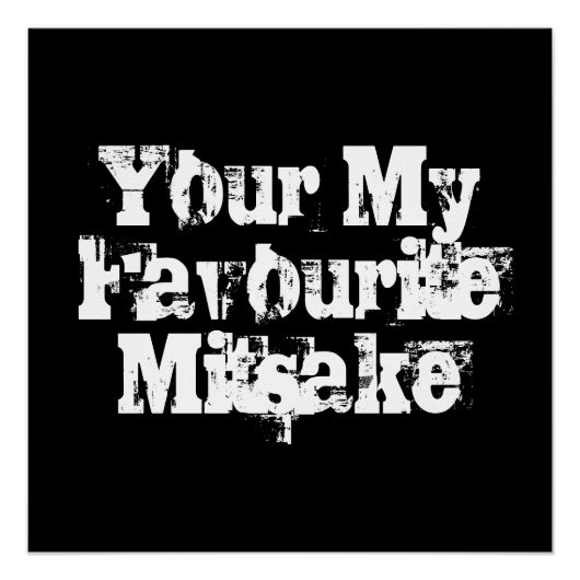 Your My Favourite Mitsake Poster (Vorderseite)