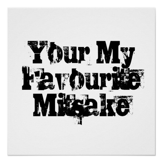 Your My Favourite Mitsake Poster (Vorderseite)