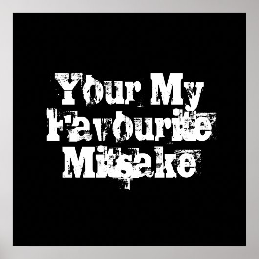 Your My Favourite Mitsake Poster (Vorne)
