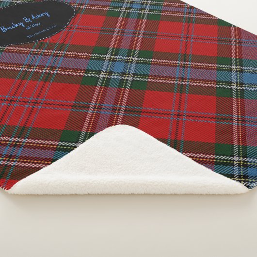 YOUR Name & Date MacLean Scottish Clan Tartan Sherpadecke (3/4)