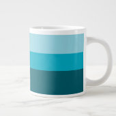 Your Name Here Customized Simple Stylish Coffee  Jumbo-Tasse (Rechts)