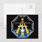 YOUR_NAME_HERE STS-121-Logo Postkarte (Vorne/Hinten)