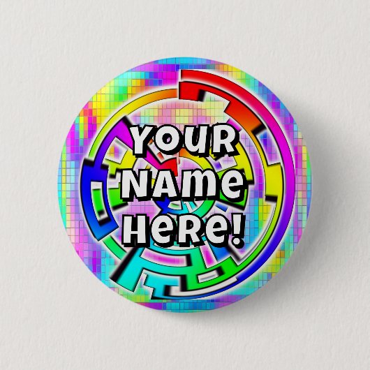 Your Name Here! (you may change the words) Button (Vorderseite)