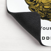 <Your Name>ist Buddha lecker Mousepad (Ecke)