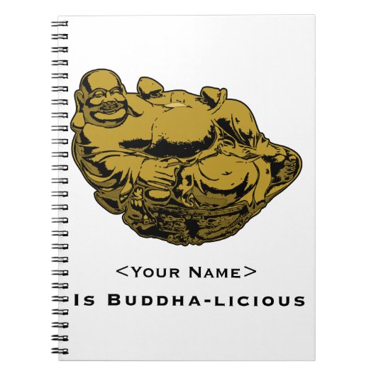 <Your Name>ist Buddha lecker Notizblock (Vorderseite)