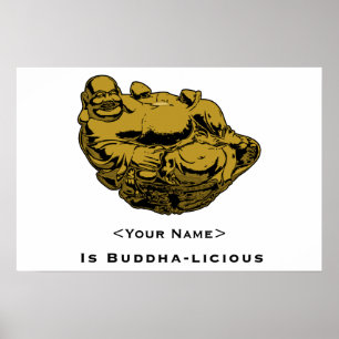<Your Name>ist Buddha lecker Poster