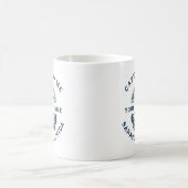 Your Name of Boat Vintage Anchor Kaffeetasse (Mittel)
