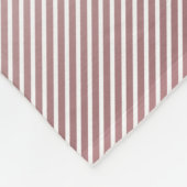 Your Name Thin Rose Schatten & White Stripes Fleecedecke (Ecke)