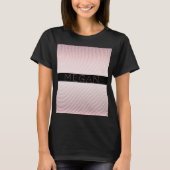 Your Name Thin Rose Schatten & White Stripes T-Shirt (Vorderseite)