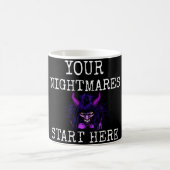Your nightmares start here , HorrorArt  Kaffeetasse (Mittel)