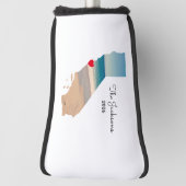 Your Own California Vacation Photo Golf Headcover (Rotieren 90)