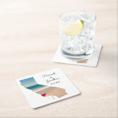 Your Own California Wedding Photo Rechteckiger Pappuntersetzer (Vor Ort)