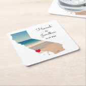 Your Own California Wedding Photo Rechteckiger Pappuntersetzer (angewinkelt)
