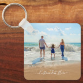 Your Own Design Custom Photo and Text - Family  Schlüsselanhänger (Vorderseite)