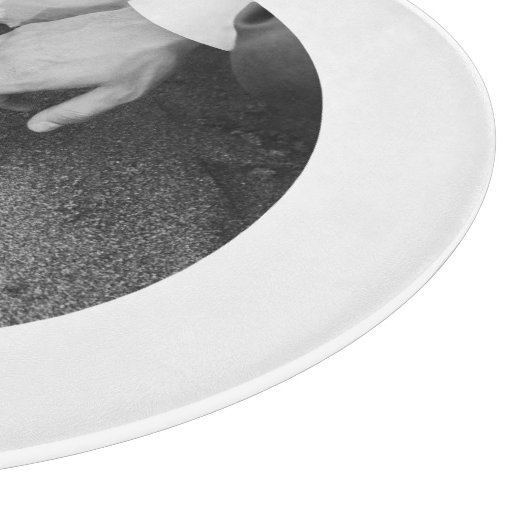 Your Own Personalised Photo Glass Cutting Board. Schneidebrett (Ecke)