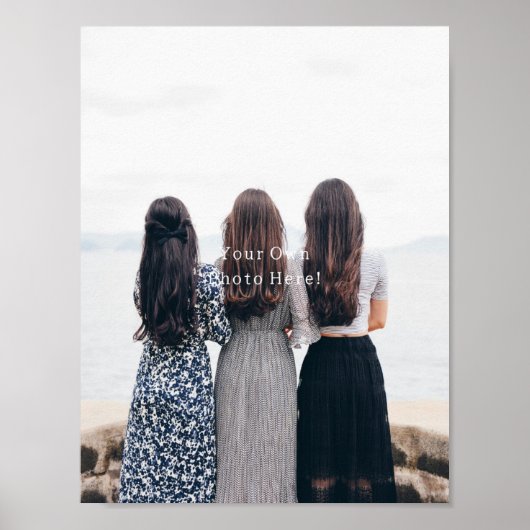 Your Own Personalised Photo Poster. Poster (Vorne)