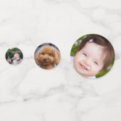 Your Own Photos Custom Table Confetti Konfetti (Rückseiten)