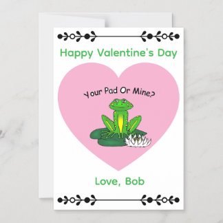 Your Pad or Mine? Magnetic Card Magneteinladung