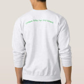 Your Pad or Mine - Men's Light Gray Sweatshirt (Rückseite)