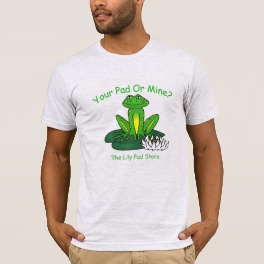 Your Pad or Mine - Men's Light Gray T-Shirt (Vorderseite)