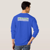 Your Pad or Mine - Men's Royal Blue Long Sleeve T-Shirt (Schwarz voll)