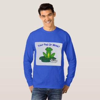 Your Pad or Mine - Men's Royal Blue Long Sleeve T-Shirt