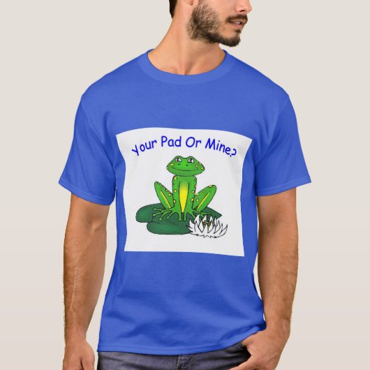 Your Pad or Mine - Men's Royal Blue T-Shirt (Vorderseite)