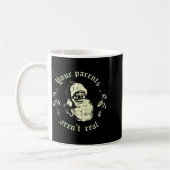 Your Parents Aren't Real Funny Santa Christmas Kaffeetasse (Links)