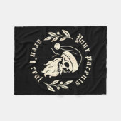 Your Parents Aren't Real Funny Santa Christmas Xma Fleecedecke (Vorderseite (Horizontal))