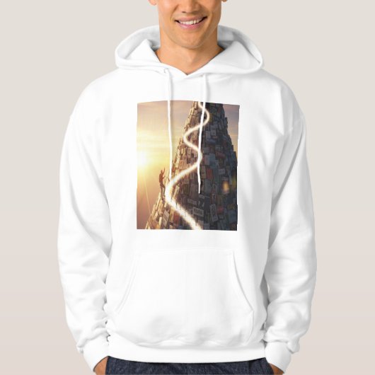 Your Path to Mastery: Climb Higher Today Hoodie (Vorderseite)