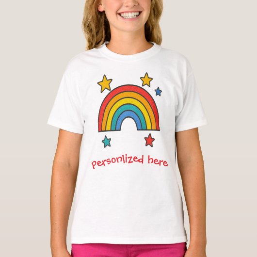 Your Personalized Text | Custom Positive Vibes  T-Shirt (Vorderseite)