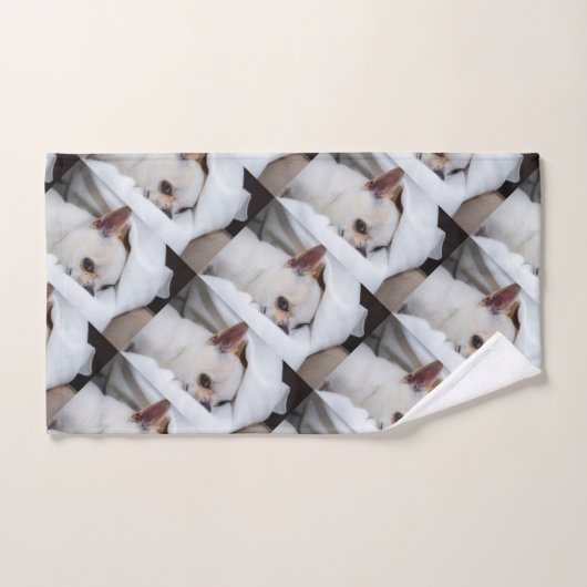 Your pet dog puppy custom photo chihuahua pattern badhandtuch set (Handtuch)