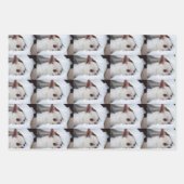Your pet dog puppy custom photo chihuahua pattern geschenkpapier set (Vorderseite 2)