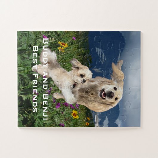 Your Pet Photo, Name, Personalized Puzzle (Horizontal)