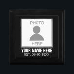 Your Photo Here Name and Age Erinnerungskiste<br><div class="desc">Your photo here name and age could be a great design for you and it can be a great gift for anyone.</div>