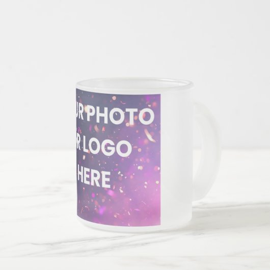 Your Photo Here | Personalized Mug Mattglastasse (VorderseiteRechts)