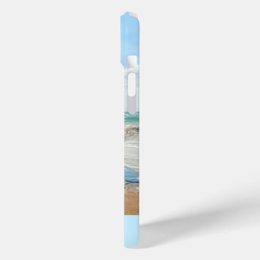 Your Photo iPhone Case Gift with Custom Text (Rückseite / Links)