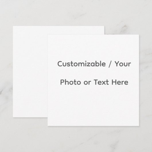 Your Photo or Text Here (Customizable Design) Einladung (Vorne/Hinten)