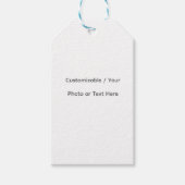 Your Photo or Text Here (Customizable Design) Geschenkanhänger (Vorderseite)